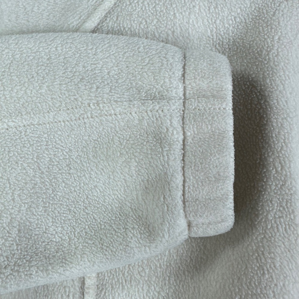 Columbia Fleece Jacket Womens XL Extra Large Cream Full Zip Benton Springs - Picture 7 of 16